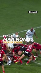 MA’A NONU BRILLE ENCORE AVEC TOULON 🤩  À 43 ans et 151 jours le centre toulonnais impressionne toujours par son talent comme en témoigne cet essai 🔥