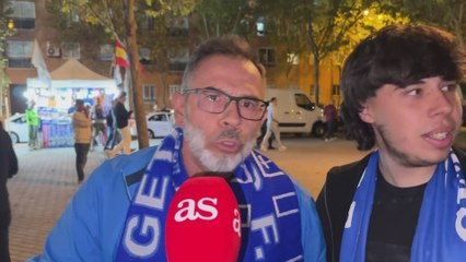 Indignación de los aficionados del Getafe