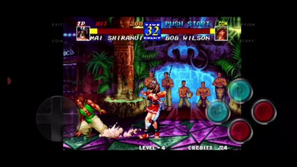 Fatal Fury 3 Mai Shiranui vs Bob Wilson luta completa