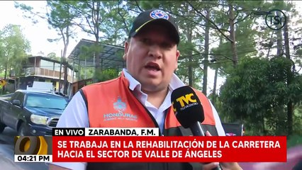 SIT confirma que mañana después de las 9:00 AM se cierra el KM12 carretera a Valle de Ángeles