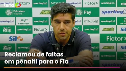 Abel Ferreira diz que Palmeiras foi prejudicado pela arbitragem contra o Flamengo: ‘Pênalti claro’