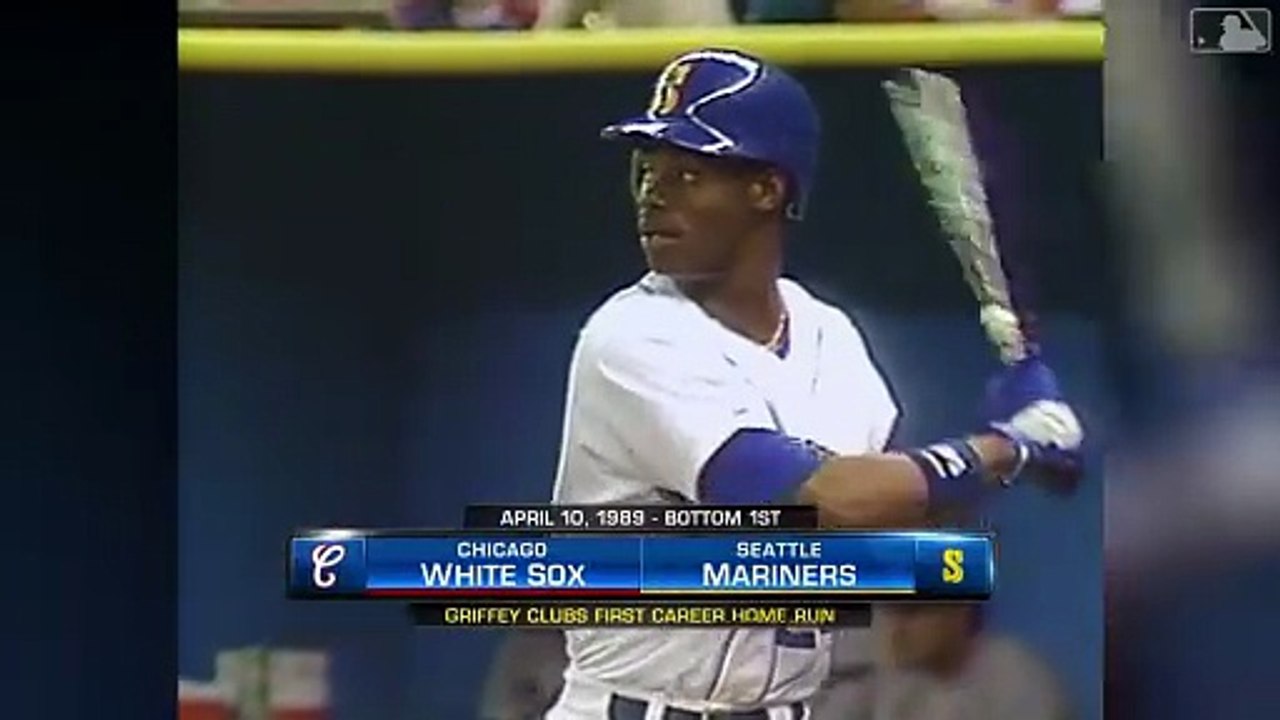 Ken Griffey Jr. launches his first career Major League homerun (4/10/89)