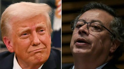 Trump señaló al presidente Petro de ser líder del narcotráfico y suspendió subsidios a Colombia
