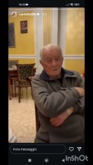 carlettolife story con i nonni e gli amici