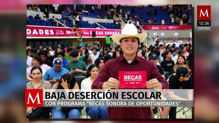 Disminuye la deserción escolar en Sonora gracias a programa Becas Sonora Oportunidades