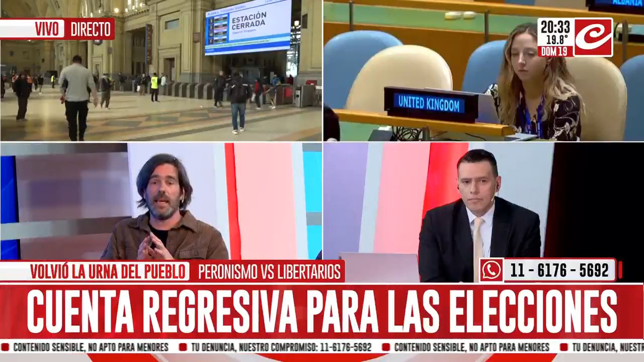 Nico Del Caño: "Somos la única fuerza que apoya la lucha en las calles"