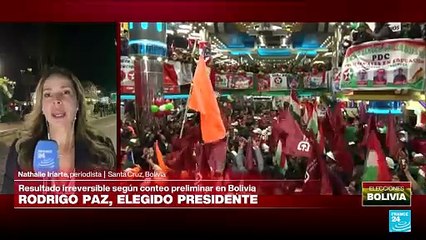 Informe desde Santa Cruz de la Sierra: seguidores de ‘Tuto’ Quiroga rechazan victoria de Paz