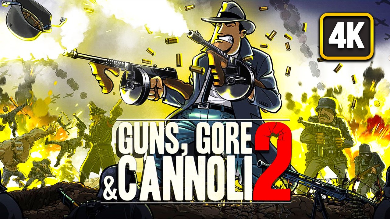 Guns Gore & Canoli 2 - Gameplay PC [4K 60FPS] - Playthrough No Commentary
