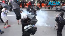 Stun grenades and pepper spray used as immigration rallies intensify in Melbourne