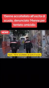 15enne accoltellato all'uscita di scuola, denunciato 14enne per tentato omicidio