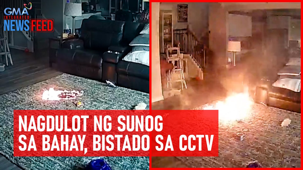 Nagdulot ng sunog sa bahay, bistado sa CCTV | GMA Integrated Newsfeed