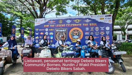 Pencinta Vespa Antik dari Kalbar, Sarawak, Sabah dan Brunei Darussalam gelar pertemuan dan bakti sosial