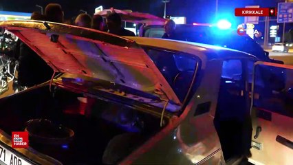 Kırıkkale'de kilometrelerce süren kovalamaca sonrası yakalandı