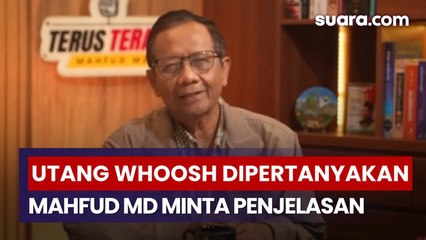 Mahfud MD Pertanyakan Kejanggalan Utang Proyek Kereta Cepat Whoosh
