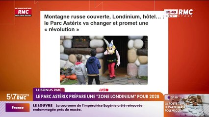 Le bonus RMC : Le Parc Astérix prépare une "zone Londinium" pour 2028 - 20/10