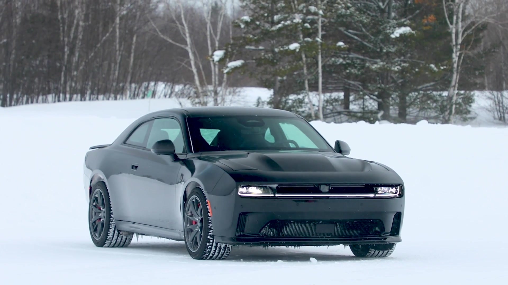 ⁣2026 Dodge Charger Daytona Scat Pack Two-door Winter Driving Video
