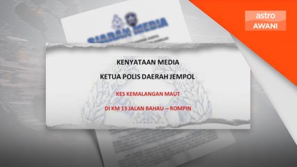 Lelaki maut dalam kemalangan tiga kenderaan