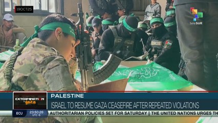 Palestine: Israel to resume Gaza ceasefire after repeated violations