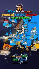 What is the most common natural disaster in your country_⛈️ #europe #geography #mapping #countries