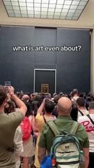 What is art even about #paris #louvre #art