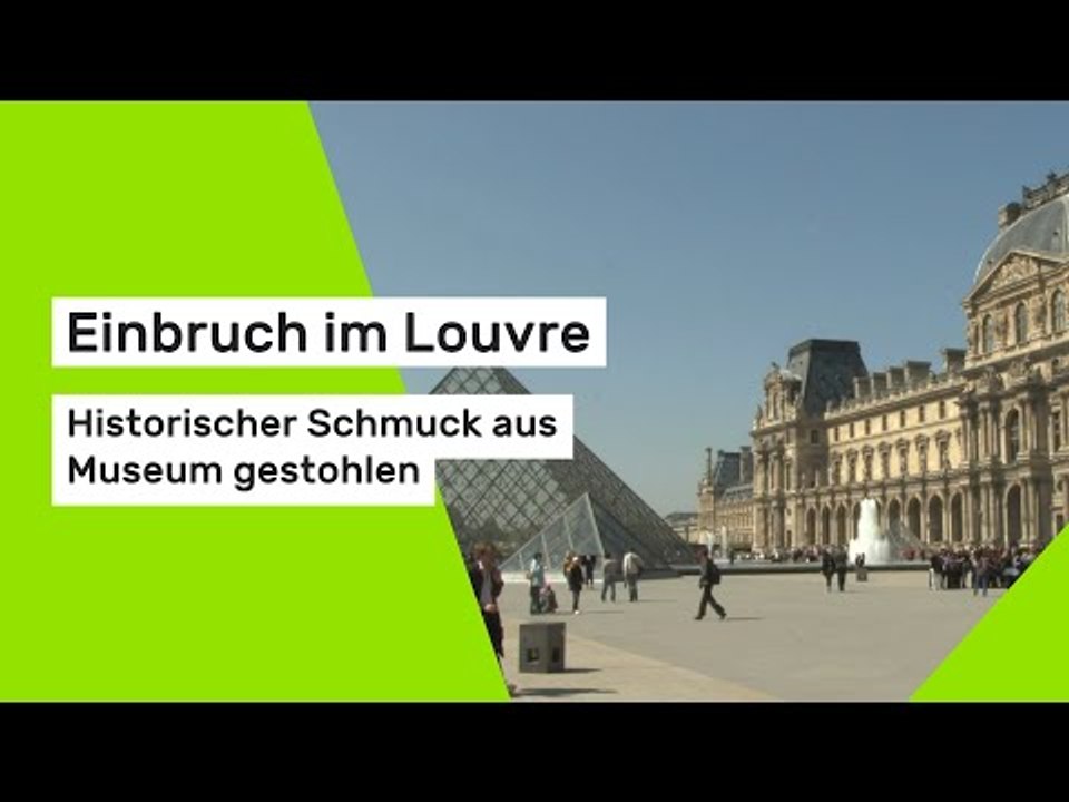Einbruch im Louvre: Historischer Schmuck aus Museum gestohlen