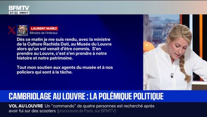 ÉDITO - Cambriolage au Louvre: les différentes réactions politiques