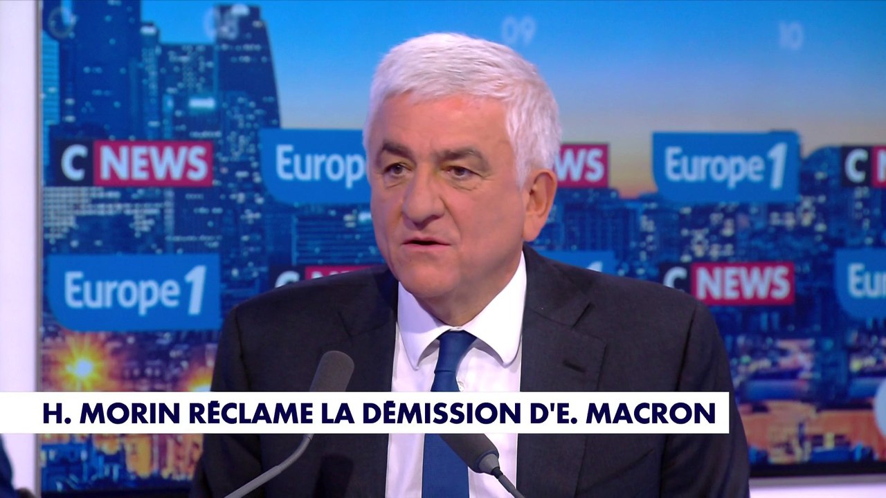 Hervé Morin : «Il faut une élection présidentielle au printemps»