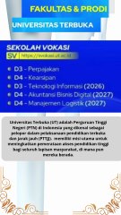 fakultas fokasi di universitas terbuka