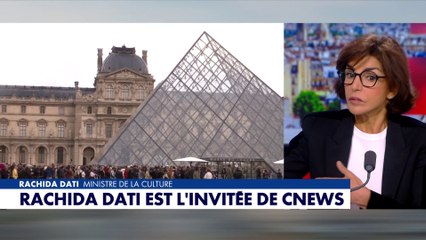 Rachida Dati : «Le musée du Louvre n'est pas conçu pour accueillir 10 milions de visiteurs»