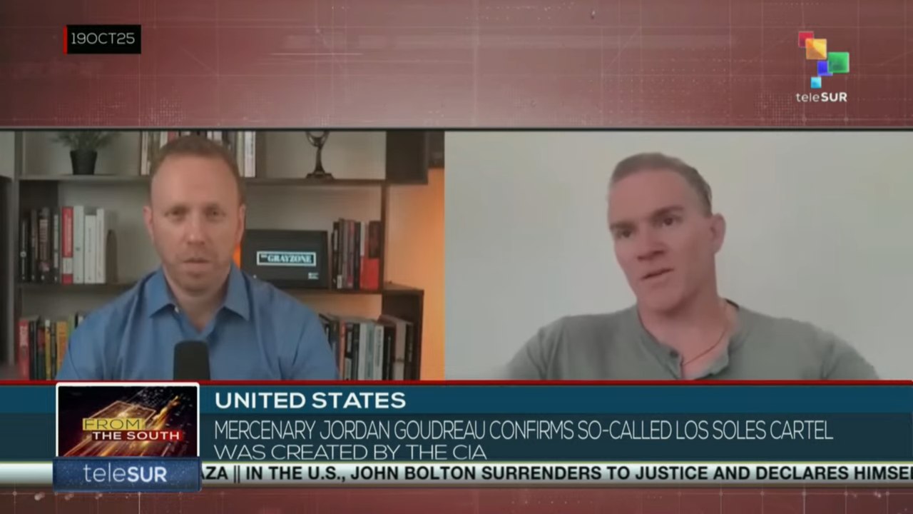United States: Mercenary Jordan Goudreau confirms so-called Los Soles Cartel was created by the CIA