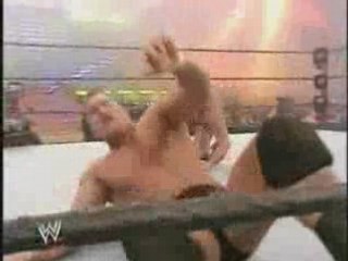 wrestlemania 22-ESPAÑOL-rey misterio vs orton vs kurt angle