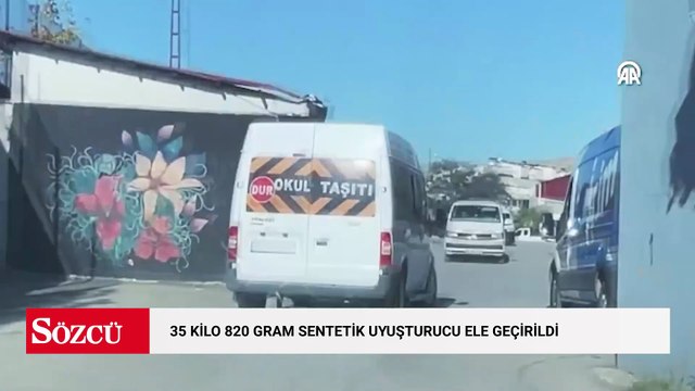 35 kilo 820 gram sentetik uyuşturucu ele geçirildi