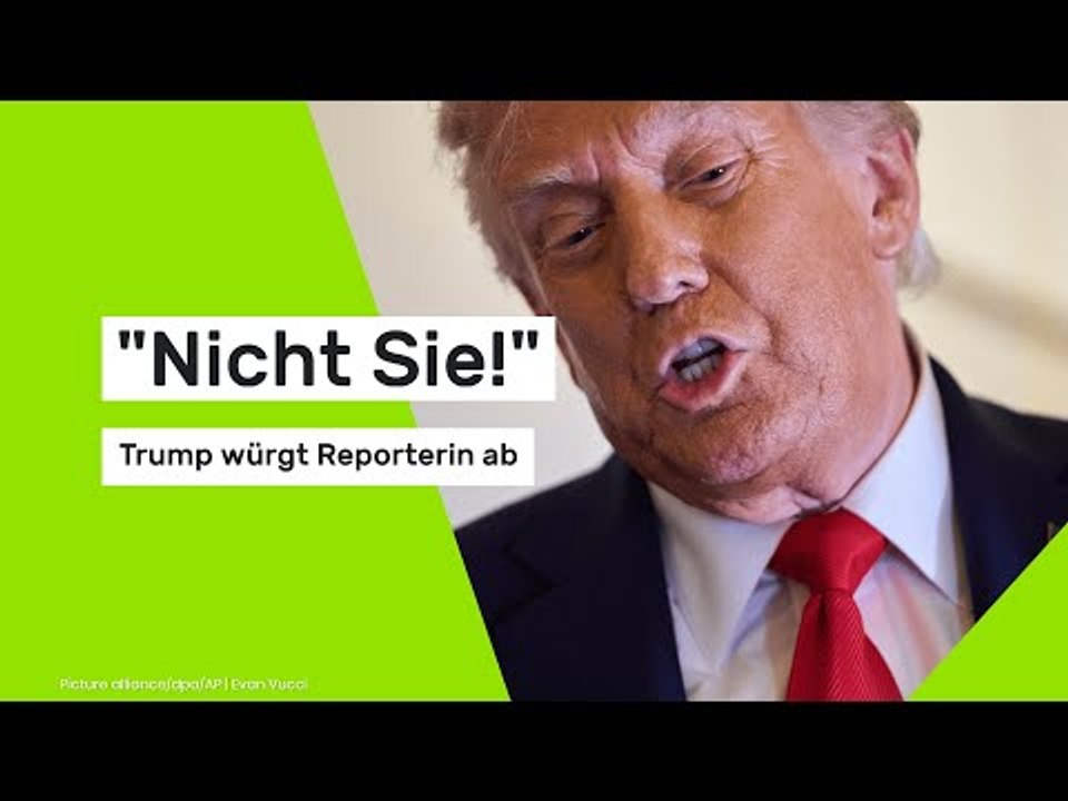 'Nicht Sie!' - Trump würgt Reporterin ab