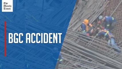 Workers trapped in BGC construction site accident