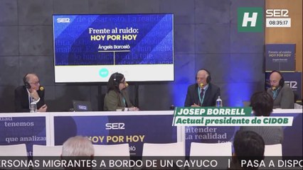 Josep Borrell: "Un acuerdo de paz se tiene que hacer entre los que están en guerra"
