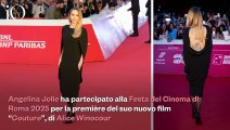 Angelina Jolie minimal, sofisticata e magnetica alla Festa del Cinema di Roma