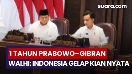 1 Tahun Pemerintahan Prabowo-Gibran, WALHI Ungkap Indonesia Gelap Semakin Nyata