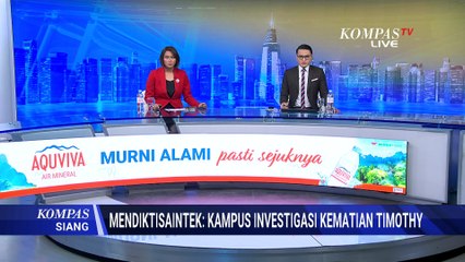 Mendiktisaintek Buka Suara soal Dugaan Perundungan di Kasus Kematian Timothy | KOMPAS SIANG
