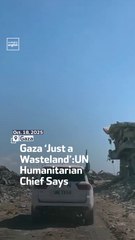 Gaza ‘Just a Wasteland’: UN Humanitarian Chief Says