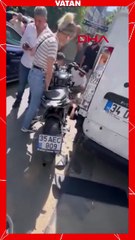 Bursa'da su birikintisine giren araç takla atarak 100 metre sürüklendi