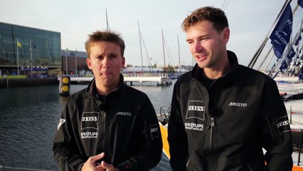TRANSAT CAFÉ L'OR Le Havre Normandie 2025 -  Interview avec Thimoté Polet & Pierrick Letouzé  Class40 Zeiss