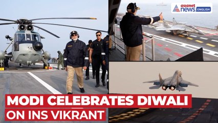 Modi's Diwali Celebration With Indian Navy on INS Vikrant