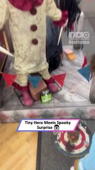 Brave Boy vs. Scary Halloween Prop Ends in Hilarious Fright! 🎃|| Heartsome 💖