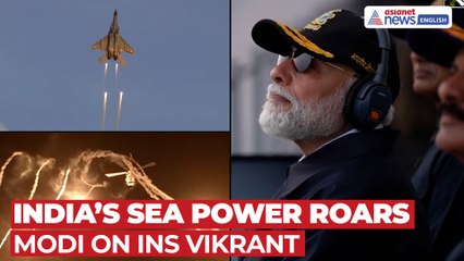PM Modi Aboard INS Vikrant | India’s Sea Power Roars Under His Watch