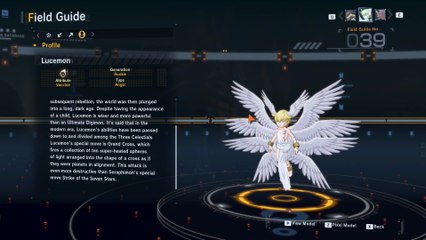 lucemon all digivolution/de-digivolution/profile Digimon Story Time Stranger