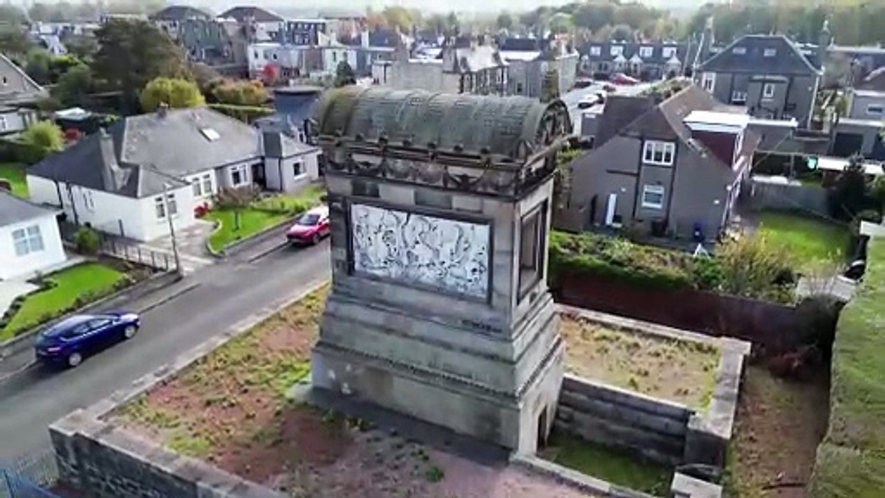 Inside the residential Edinburgh street with a 177-year-old mausoleum