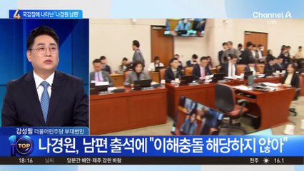 국감장에 나타난 ‘나경원 남편’