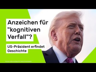 Donald Trump: Anzeichen für "kognitiven Verfall"? US-Präsident erfindet Eisenbahn-Geschichte