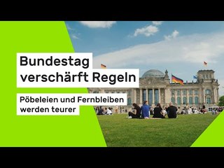 Bundestag verschärft Regeln – Pöbeleien und Fernbleiben werden teurer