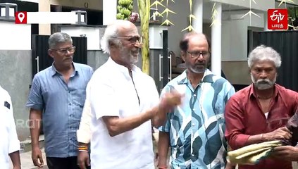 ரசிகர்களை சந்தித்து தீபாவளி வாழ்த்து சொன்ன நடிகர் ரஜினிகாந்த்!